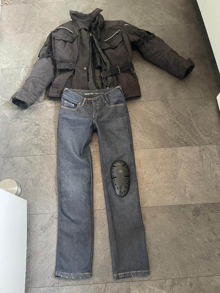 Dames Motorpak incl. Laarzen en handschoenen, Motoren, Kleding | Motorkleding, Ophalen, Combipak, REV’IT en jas advanced experience