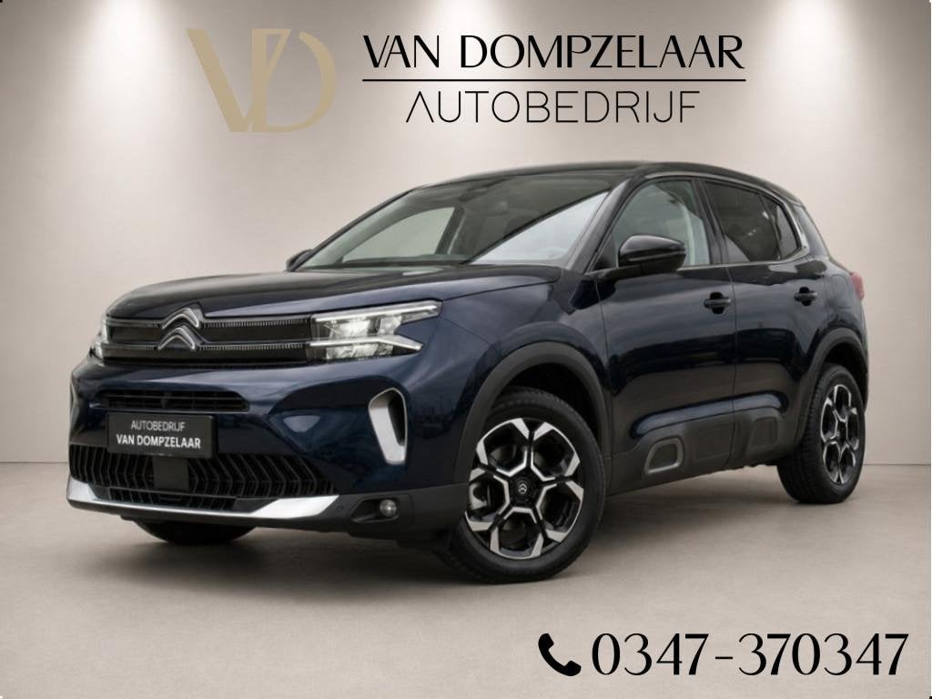Citroën C5 Aircross 1.2 HYBRID 145PK AUT. PLUS UITV / KEYLE, Auto's, Citroën, 145 pk, Euro 6, 1199 cc, Leder en Stof