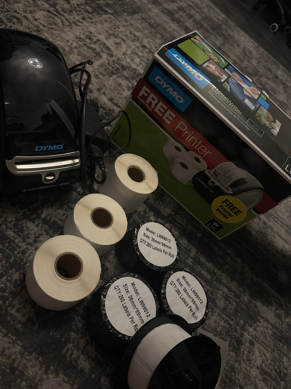 Dymo LabelWriter 450 met labels - Zo goed als nieuw, Computers en Software, Labelprinters, Ophalen of Verzenden, Zo goed als nieuw