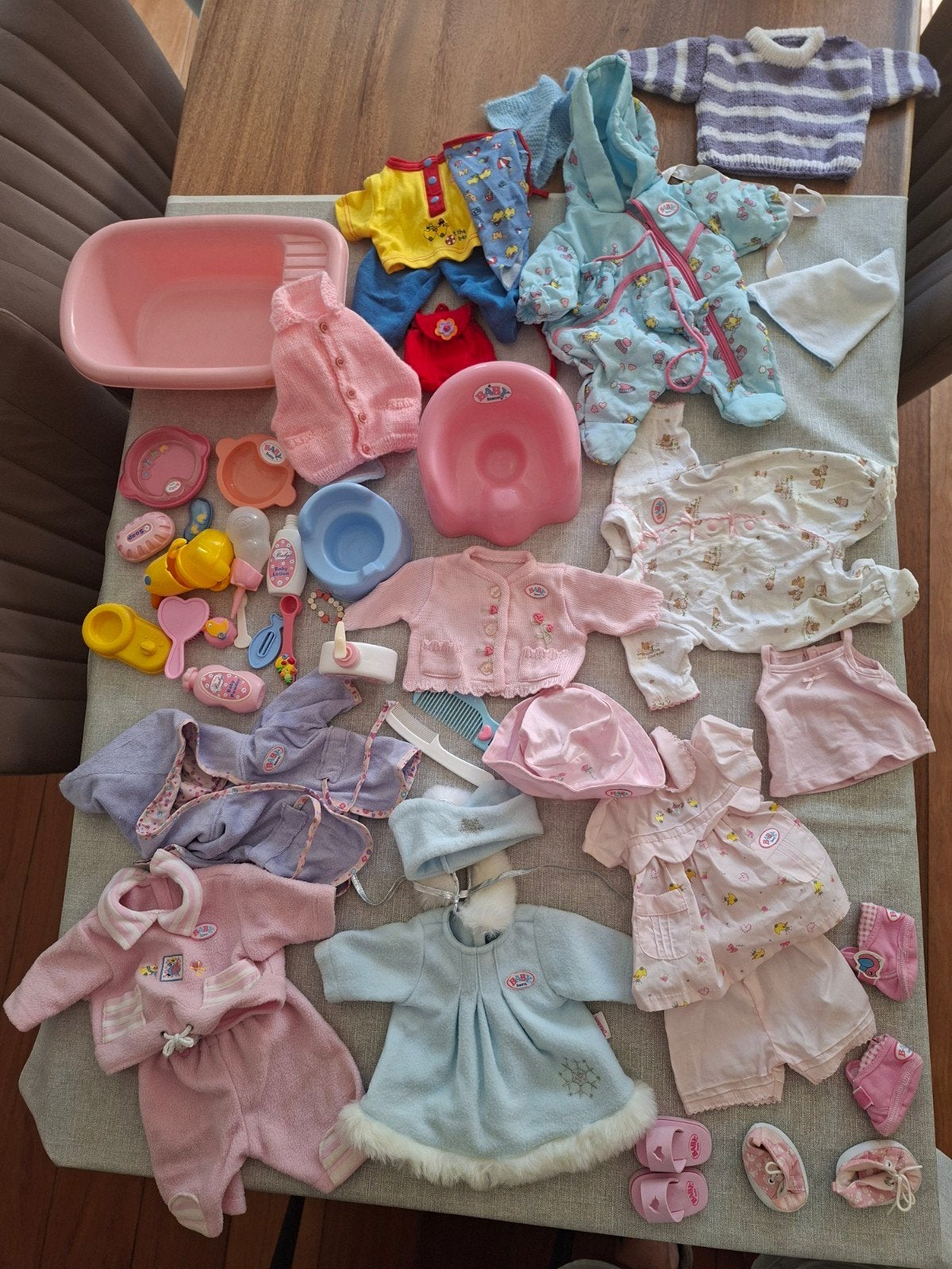 Grote set Baby Born kleding en accessoires, Ophalen of Verzenden, Gebruikt, Overige typen