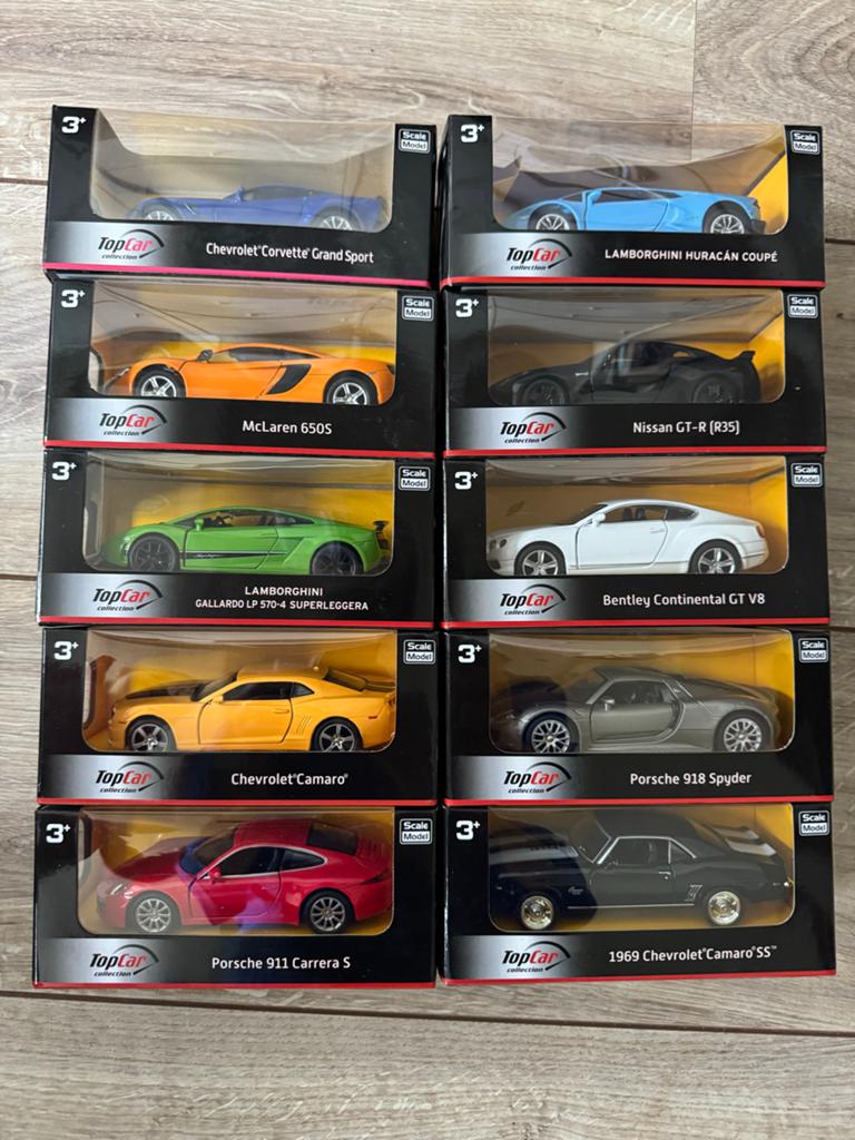 Set van 10 TopCar Collection schaalmodellen - Nieuw in doos, Ophalen of Verzenden, Nieuw
