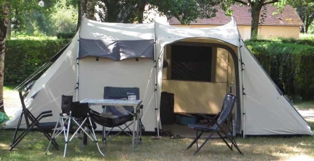Familie tent voor 4 Persoons Basecamp MENDOZA IV Tunneltent , Ophalen, Zo goed als nieuw
