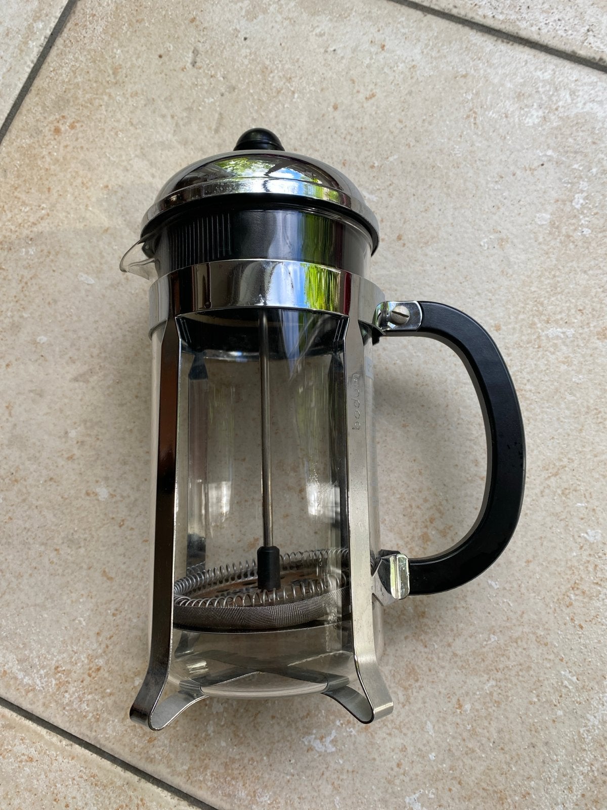 Bodum Chambord French Press, Huis en Inrichting, Zilver, Bodum, Ophalen of Verzenden, Glas