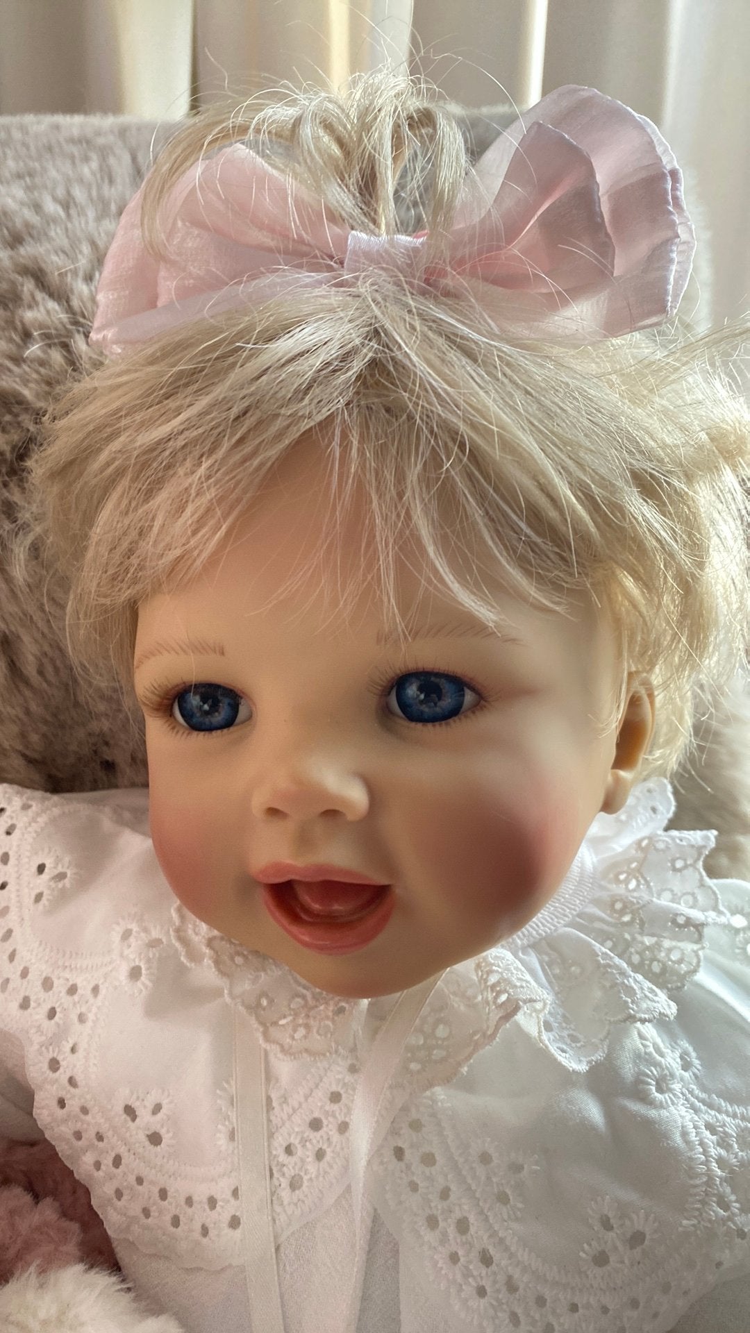Reborn peuter v Doris Stannat limited 🎀, Verzenden, Zo goed als nieuw, Pop