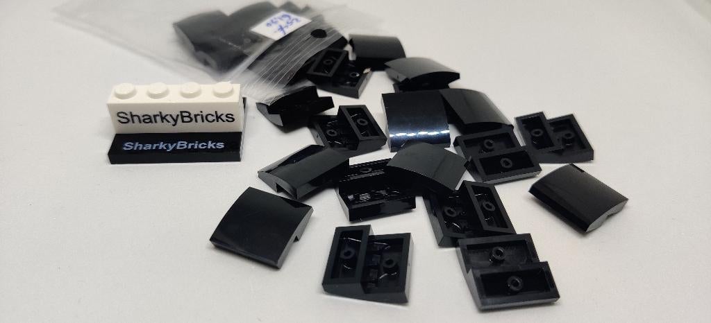 Lego Slopes 2x2 Zwart per 25 stuks (Nieuw), Kinderen en Baby's, Speelgoed | Duplo en Lego, Nieuw, Lego, Losse stenen, Overige thema's