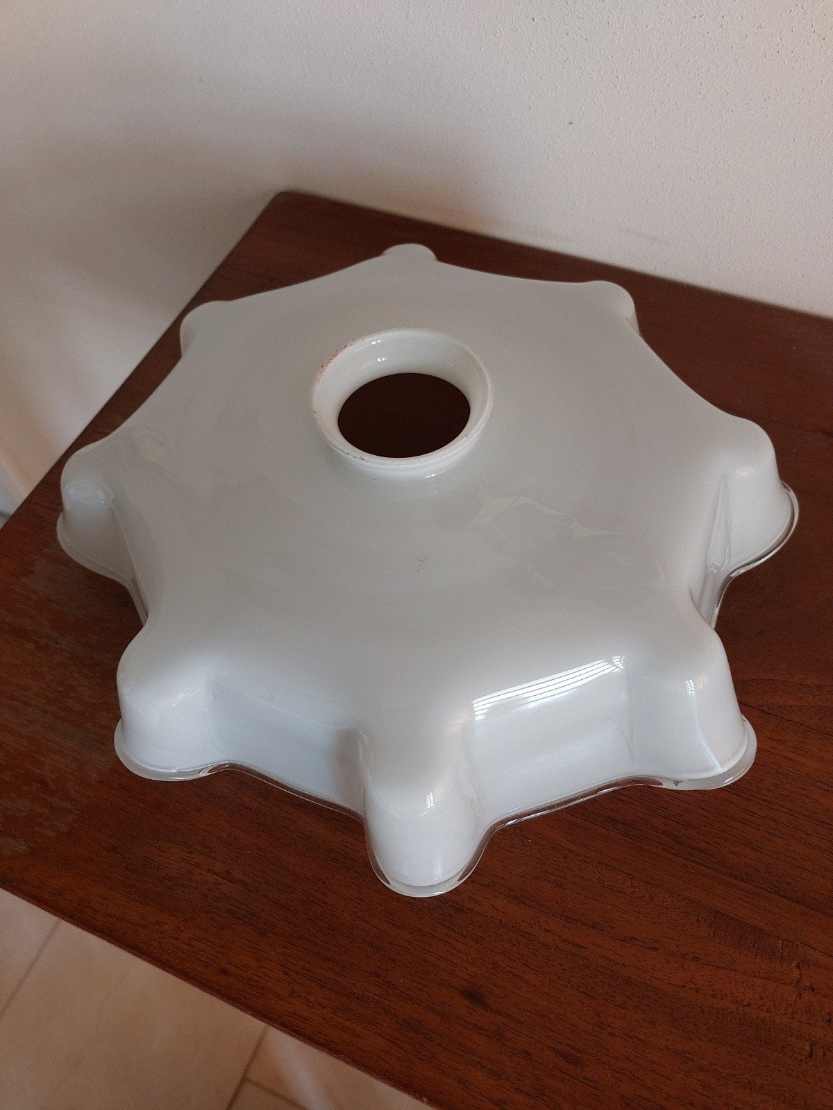Vintage glazen lampenkapje., Ophalen of Verzenden
