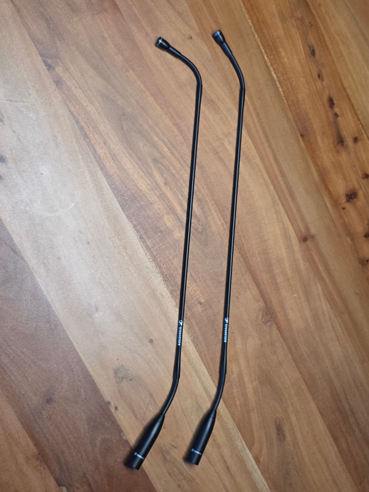 2x Sennheiser ME 35 Gooseneck / Zwanenhals microfoon, Ophalen of Verzenden, Zo goed als nieuw, Overige typen
