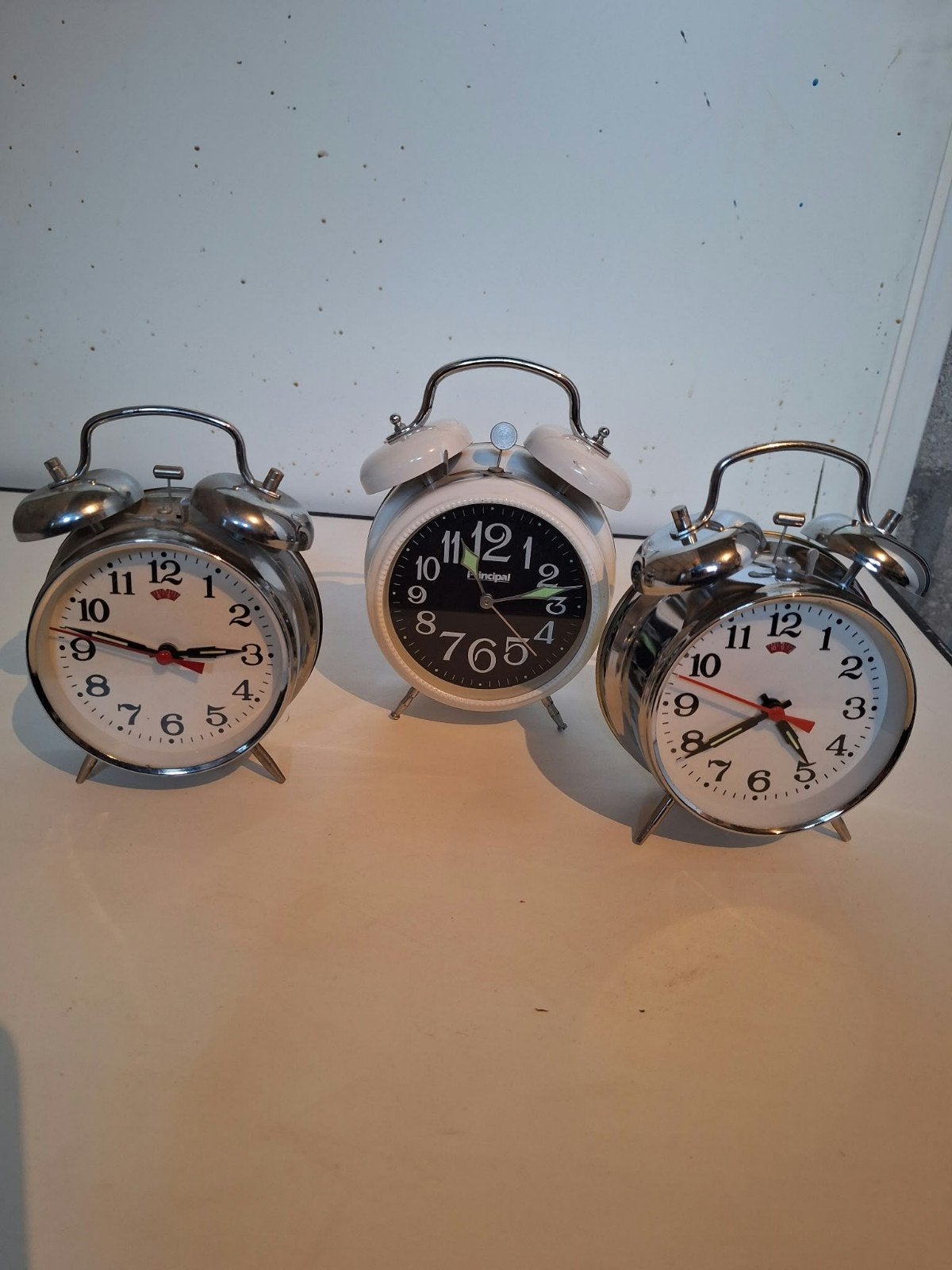 Set van 3 vintage wekkers - Decoratief, Ophalen