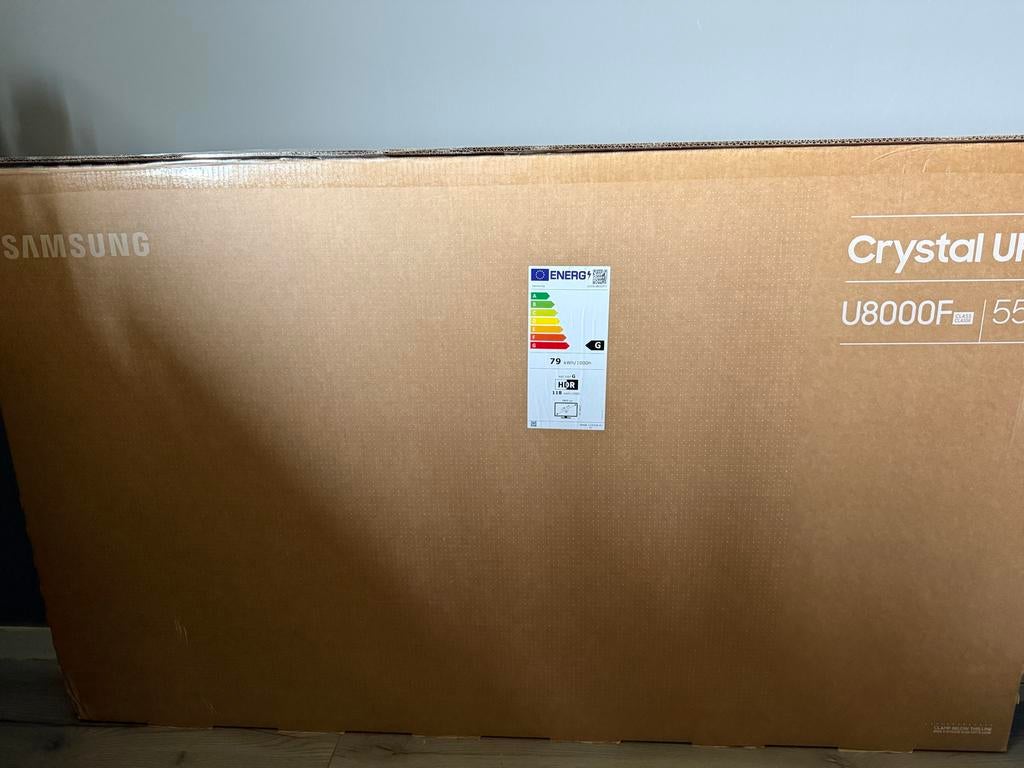 Samsung Crystal UHD 55 inch TV, Audio, Tv en Foto, Televisies, LED, Nieuw, Ophalen of Verzenden, Samsung