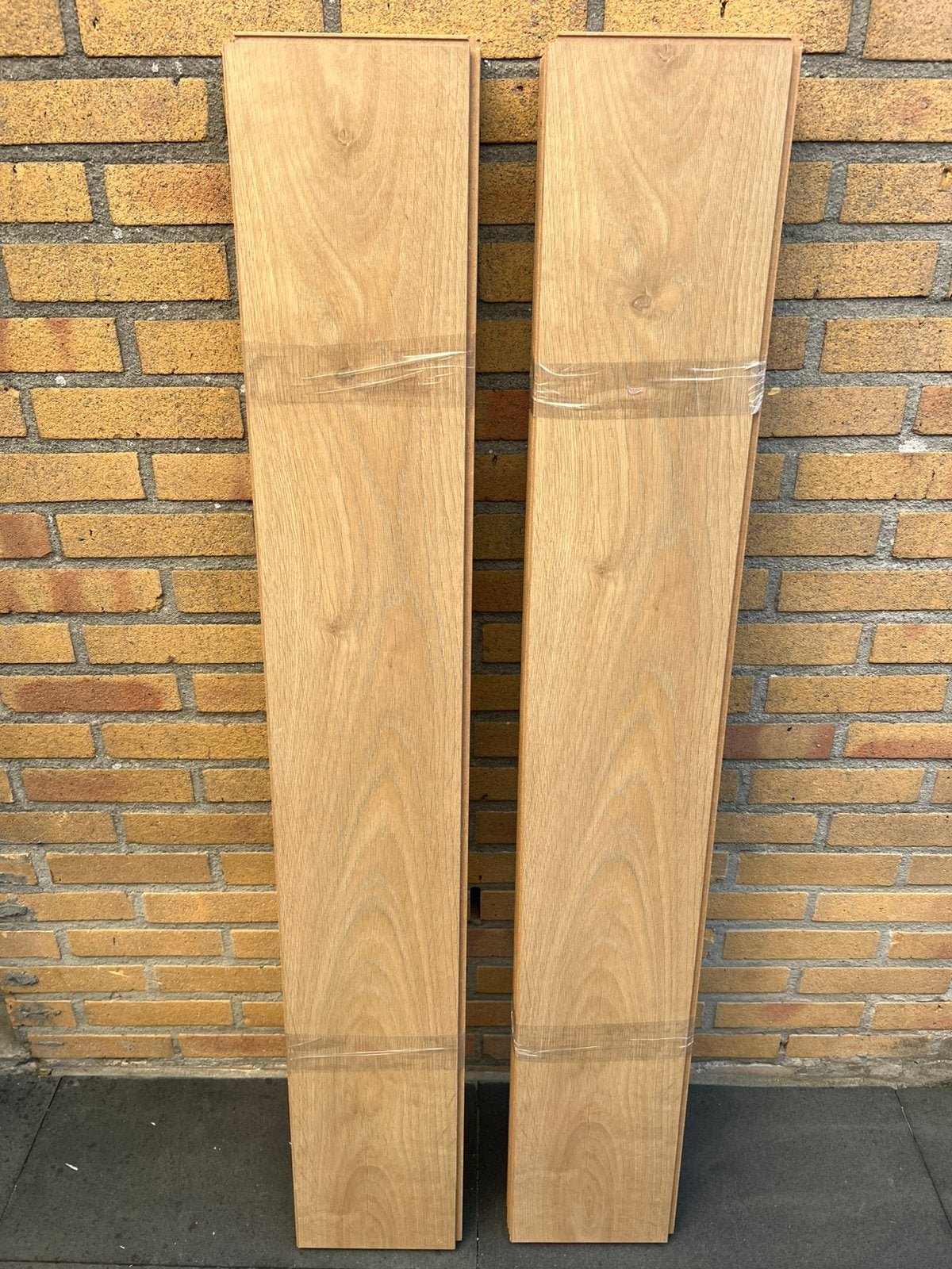 Quickstep 2 V Groef klik laminaat beige  kleur 90m2, Ophalen, 50 tot 150 cm, Zo goed als nieuw, 10 m² of meer
