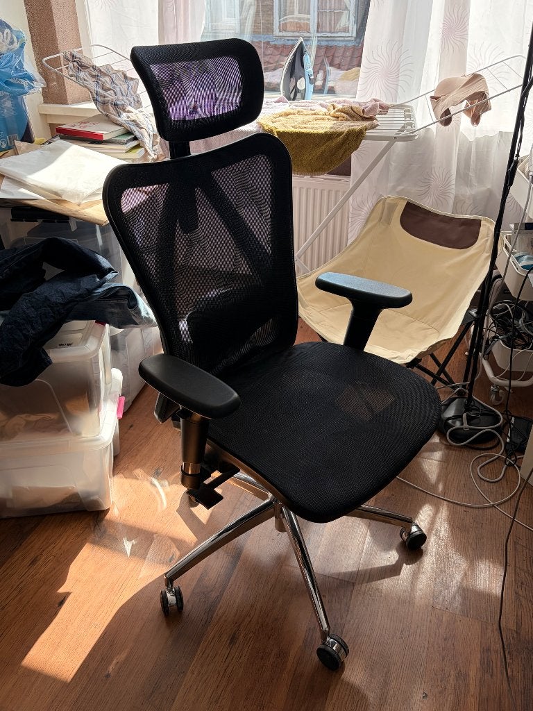 Ergonomic chair Sihoo Bureaustoel, Ophalen, Gaming bureaustoel, Gebruikt, Zwart