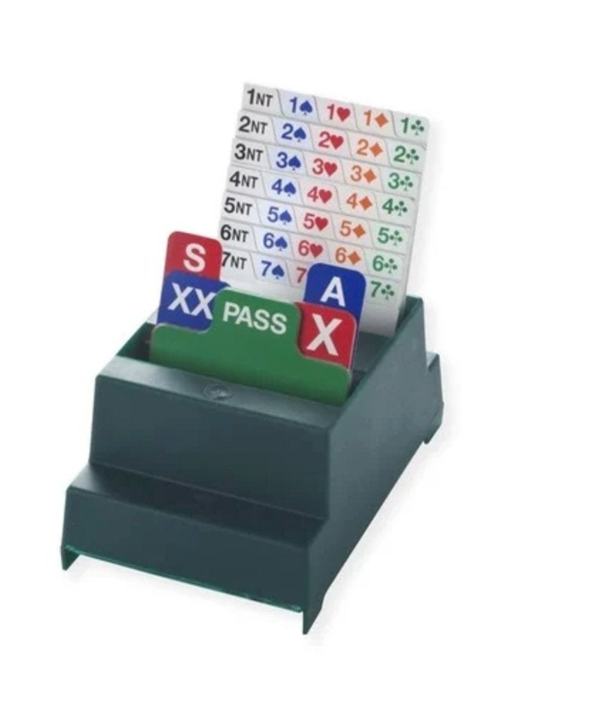 Biedbox/biddingbox 13x met reserve, Drie of vier spelers, Ophalen of Verzenden, Gebruikt