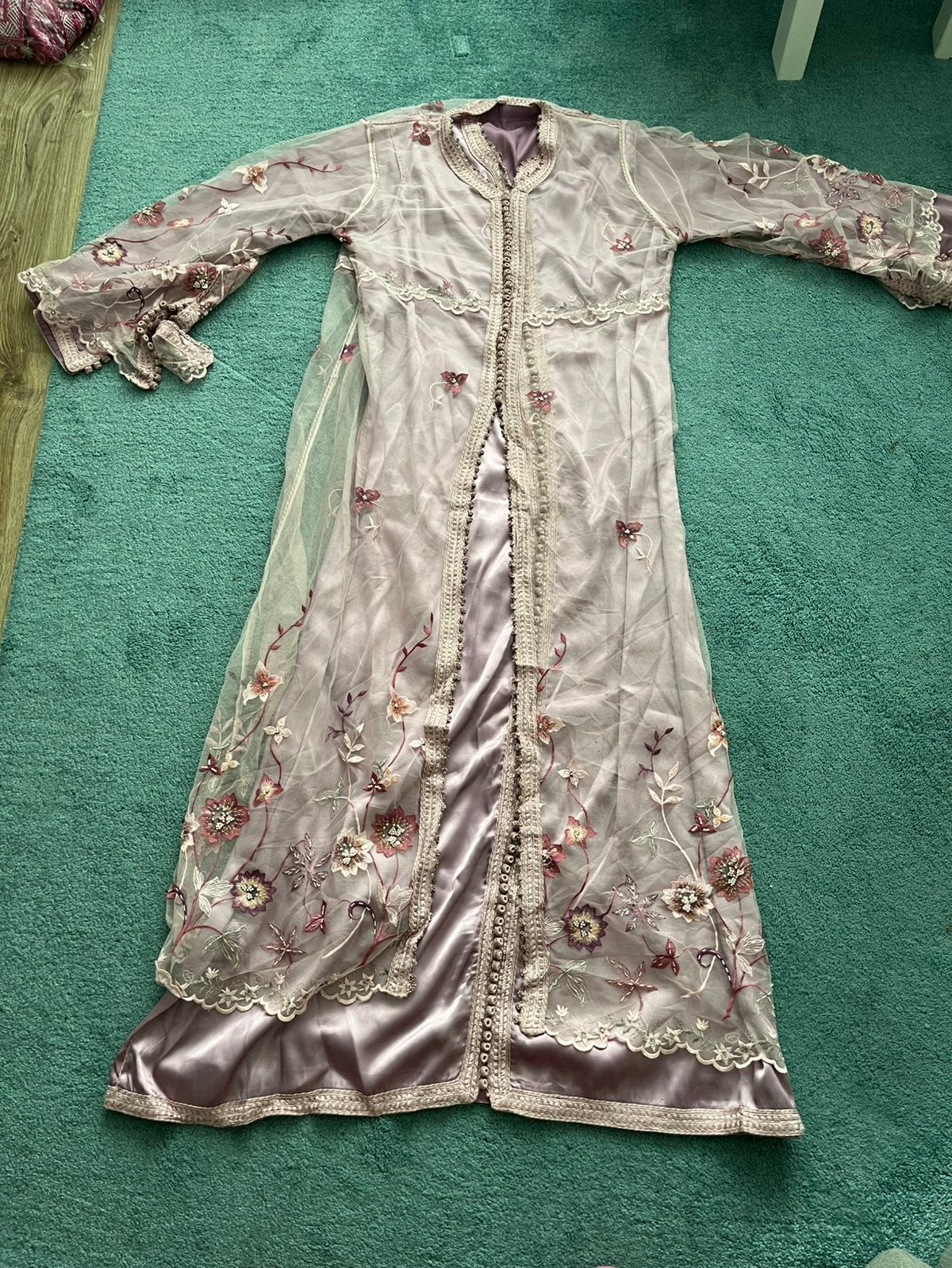 Feestjurk Marokkaanse Lebsa nieuw, Kleding | Dames, Gelegenheidskleding, Ophalen of Verzenden, Nieuw, Paars, Galajurk