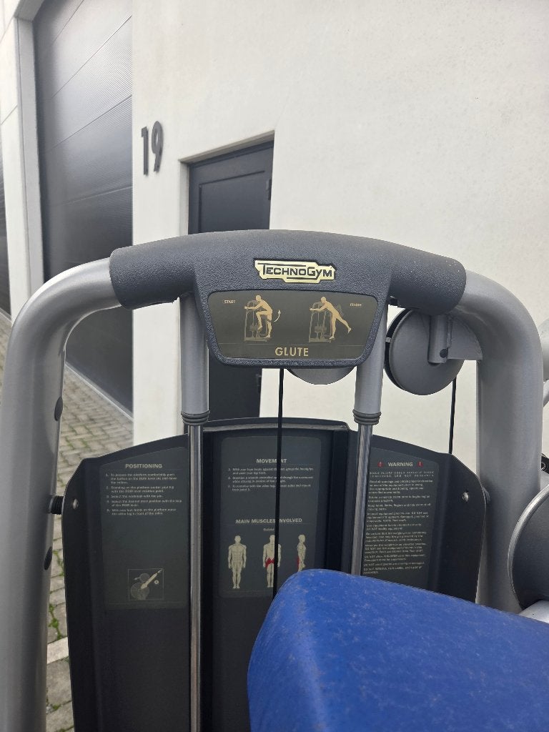 Technogym Glute - Selection Line - 70 kg gewichtenblok, Ophalen, Gebruikt, Benen, Overige typen