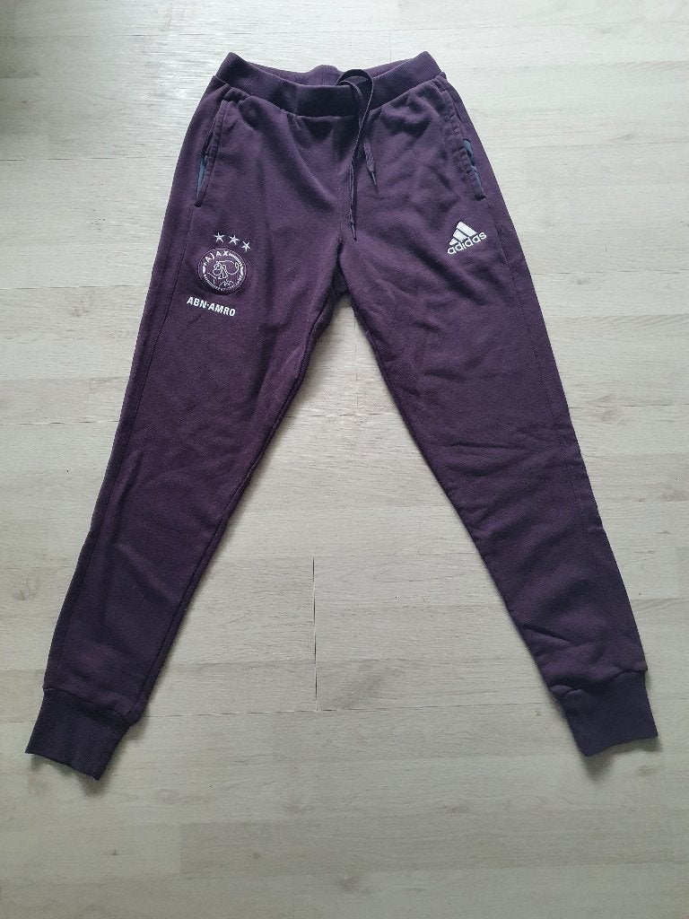 Ajax Trainingsbroek/Jogging! Seizoen 16/17! Sponsor! Mt S!, Ophalen of Verzenden, Zo goed als nieuw, Blauw, Voetbal
