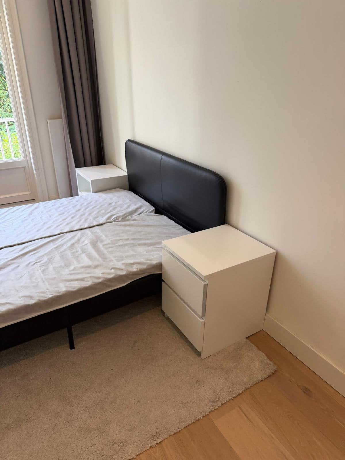 Tweepersoons bed, Ophalen, Gebruikt, Tweepersoons, Hout