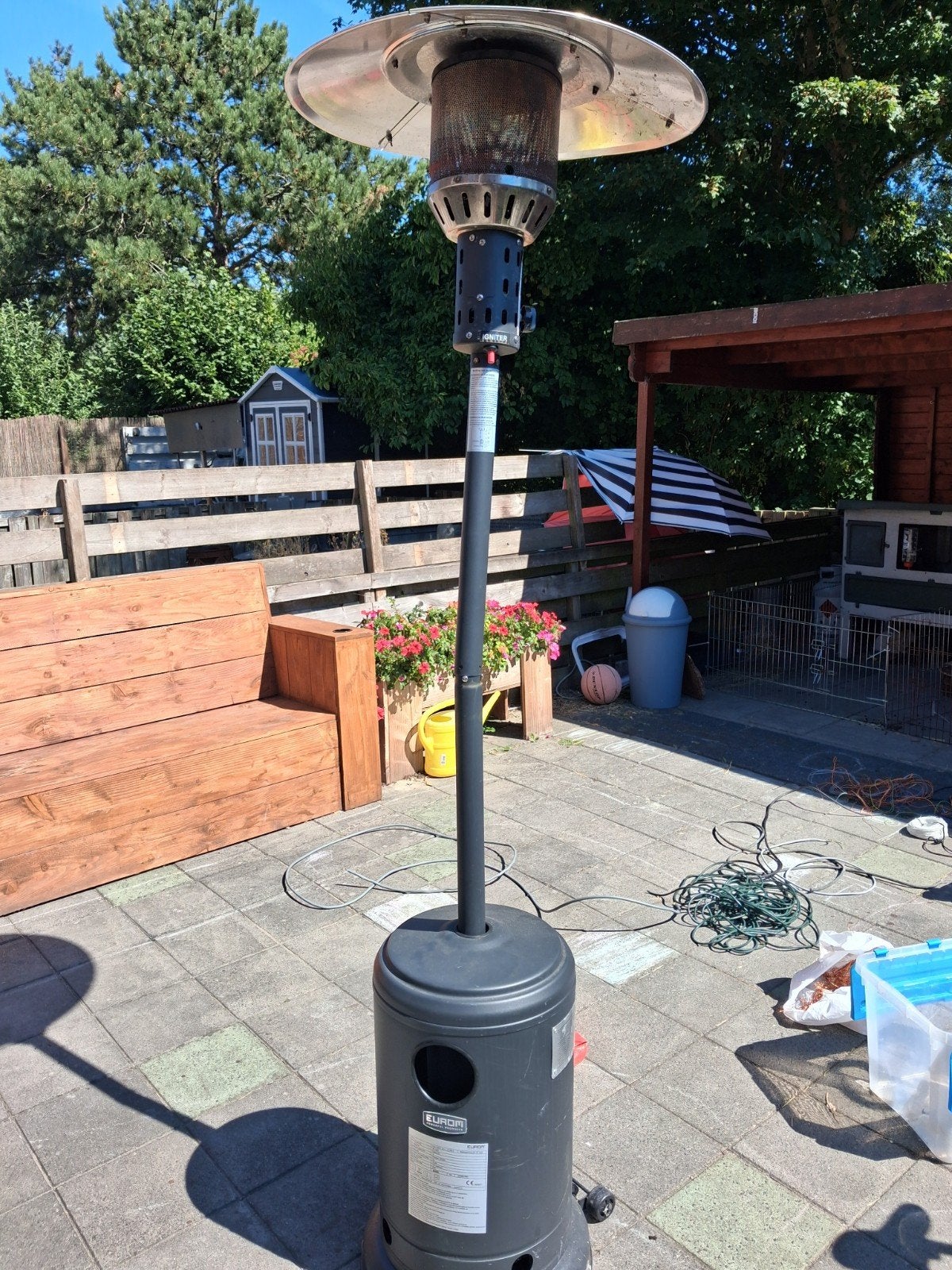 eurom gas heater te koop, Ophalen, Gas, Vloer, Waterbestendig