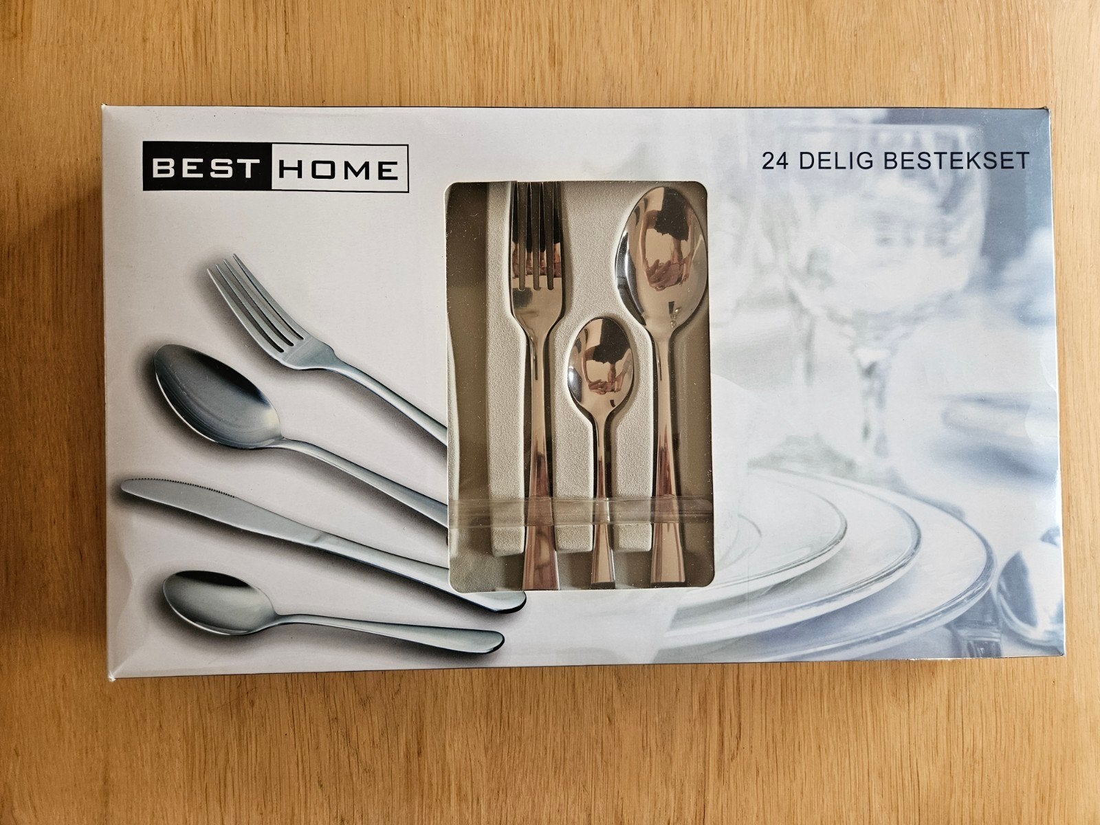 24-delige bestekset Best Home – 6 persoons, Ophalen of Verzenden, Nieuw, Rvs of Chroom