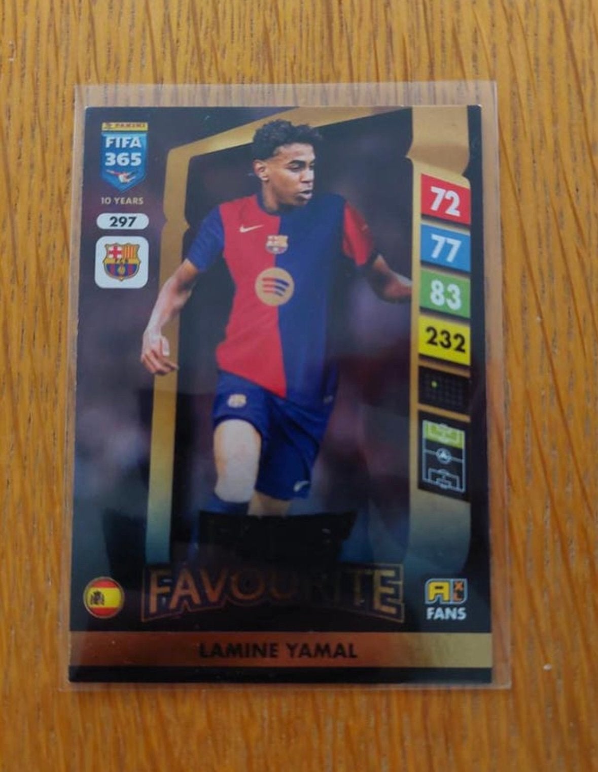 Lamine Yamal Rookie Card FC Barcelona Panini, Ophalen of Verzenden, Zo goed als nieuw, Plaatje