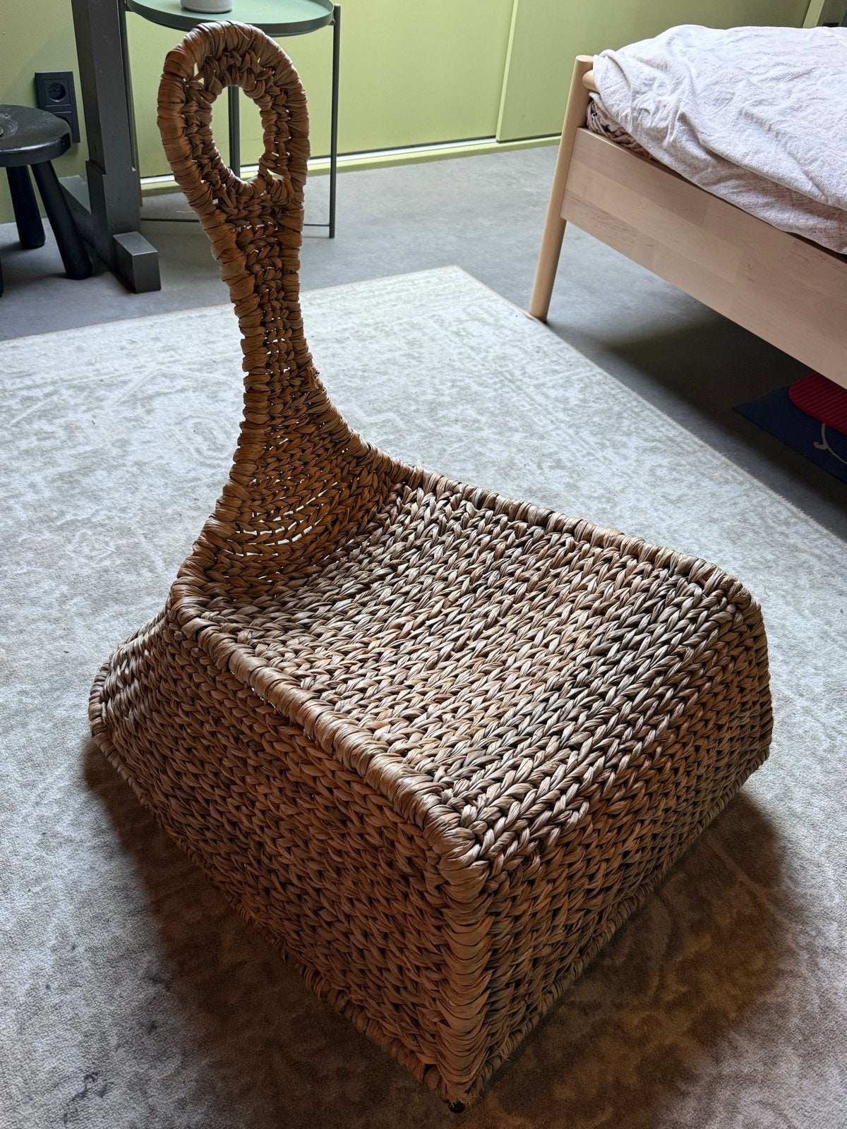 Vintage Gullholmen schommelstoel IKEA, Ophalen, Overige materialen, Gebruikt, Bruin