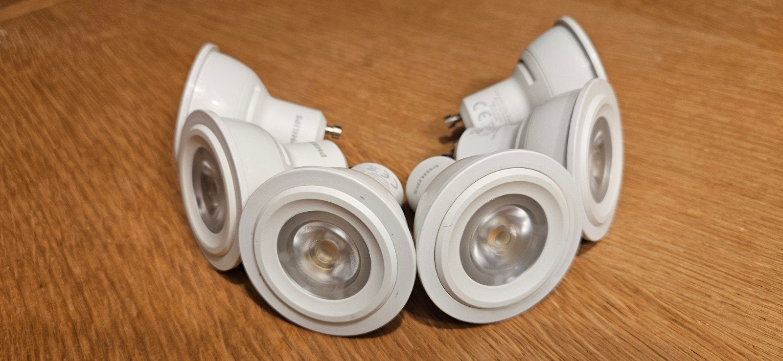 6x Philips GU10 LED-spotlamp, Led-lamp, GU10, Ophalen of Verzenden, Zo goed als nieuw
