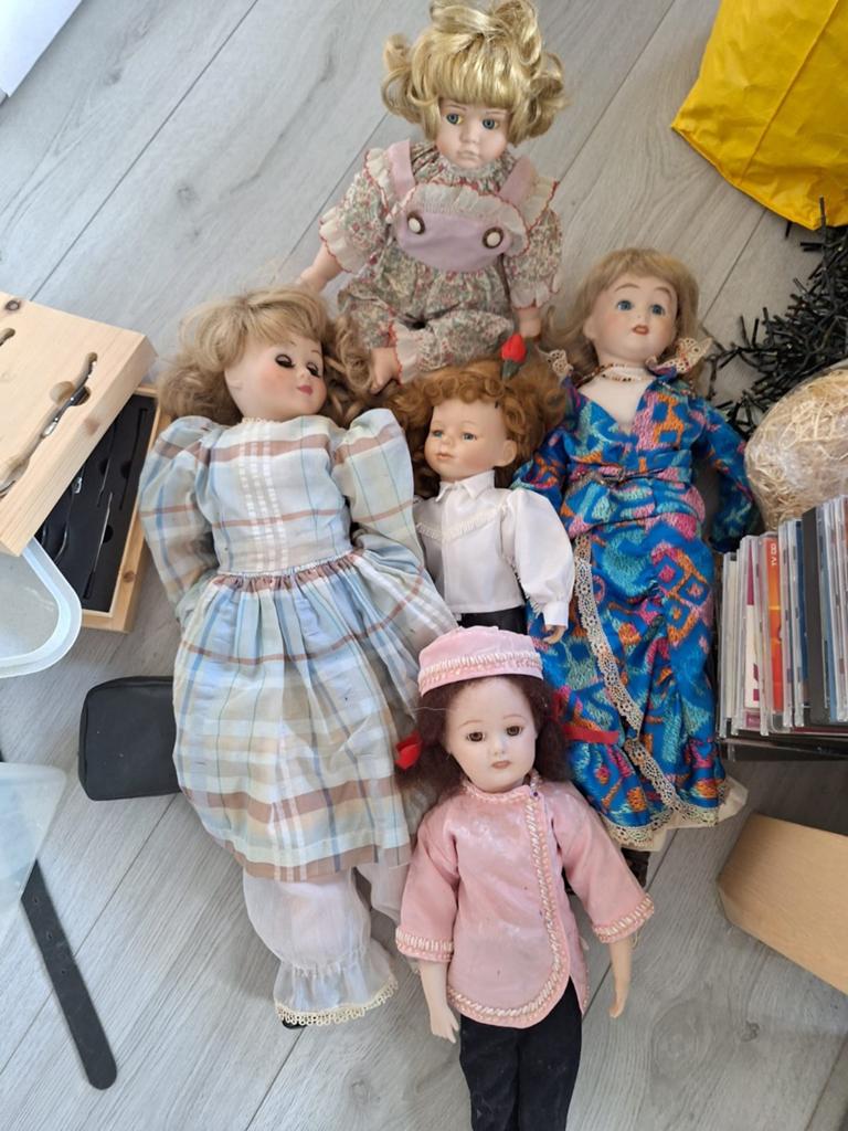 porseleinen poppen, Ophalen of Verzenden, Gebruikt, Pop