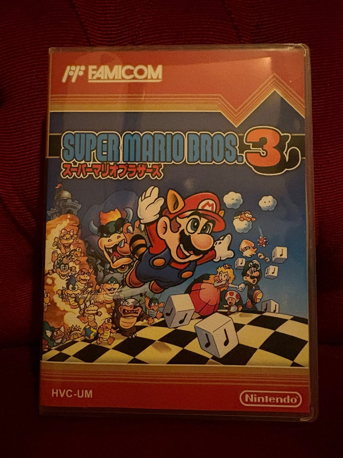 Famicom Super Mario Bros 3 in Universal Gamecase, Gebruikt, 2 spelers, Ophalen of Verzenden, Vanaf 3 jaar