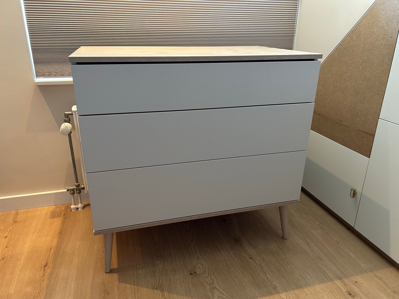 Quax Flow Commode Clay & Oak, Ophalen, 50 tot 70 cm, Zo goed als nieuw, 75 tot 100 cm