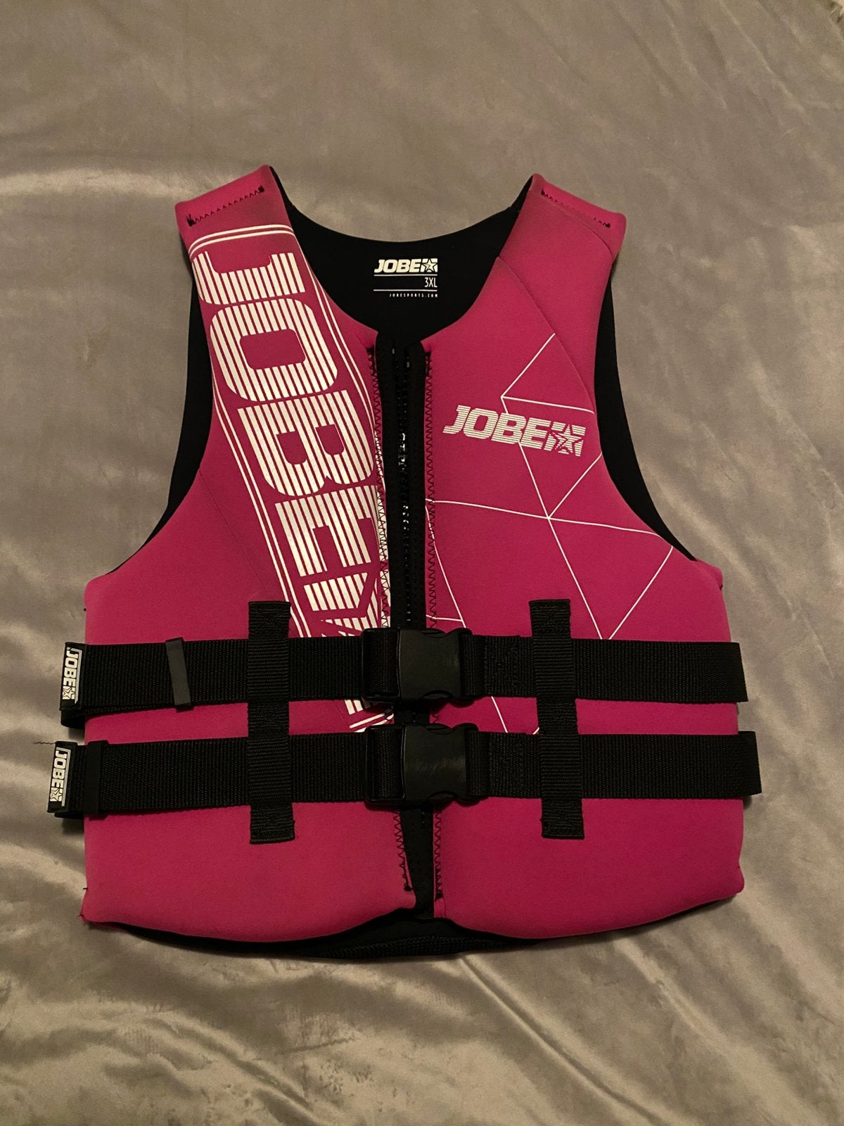 Jobe zwemvest kinderen roze, Watersport en Boten, Watersportkleding, Ophalen of Verzenden, Zo goed als nieuw, Kind, Reddingsvest of Zwemvest