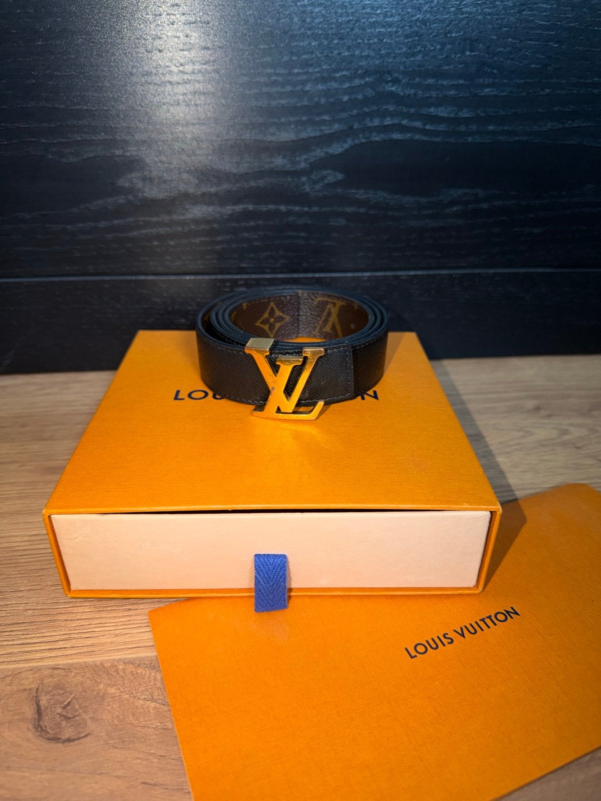 Louis Vuitton riem maat 75 - 2 kanten dragen bruin en zwart, Ophalen, 3 tot 5 cm, Minder dan 80 cm, Tailleriem
