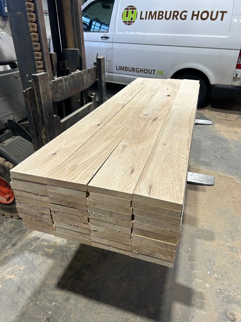 Eiken planken, fijn bezaagd 30x150 / 3 x 15 | Poortplanken, Ophalen, Nieuw, 250 cm of meer, Planken