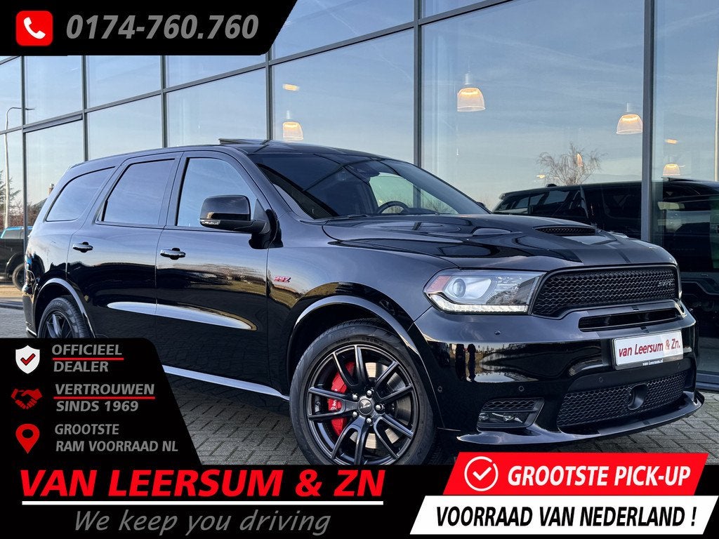 Dodge Durango SRT 392 HEMI | Grijskenteken | (bj 2019), Automaat, Gebruikt, Zwart, 2 stoelen