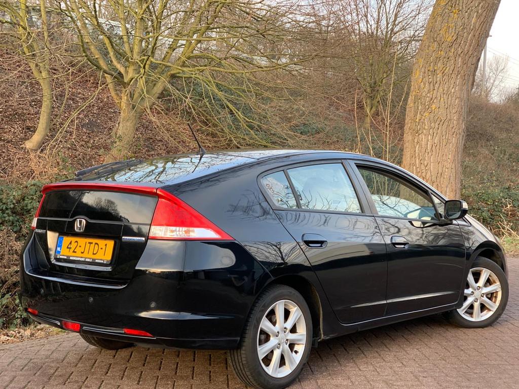 Honda Insight 1.3 Elegance NAVI CLIMA CRUISE RIJD SUPER!, Euro 5, Gebruikt, 4 cilinders, Zwart