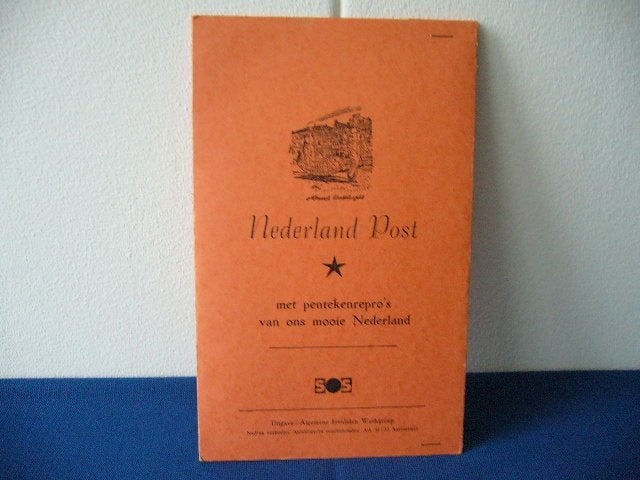Oud briefpapier / postpapier uit de jaren 50 - 60, Ophalen of Verzenden