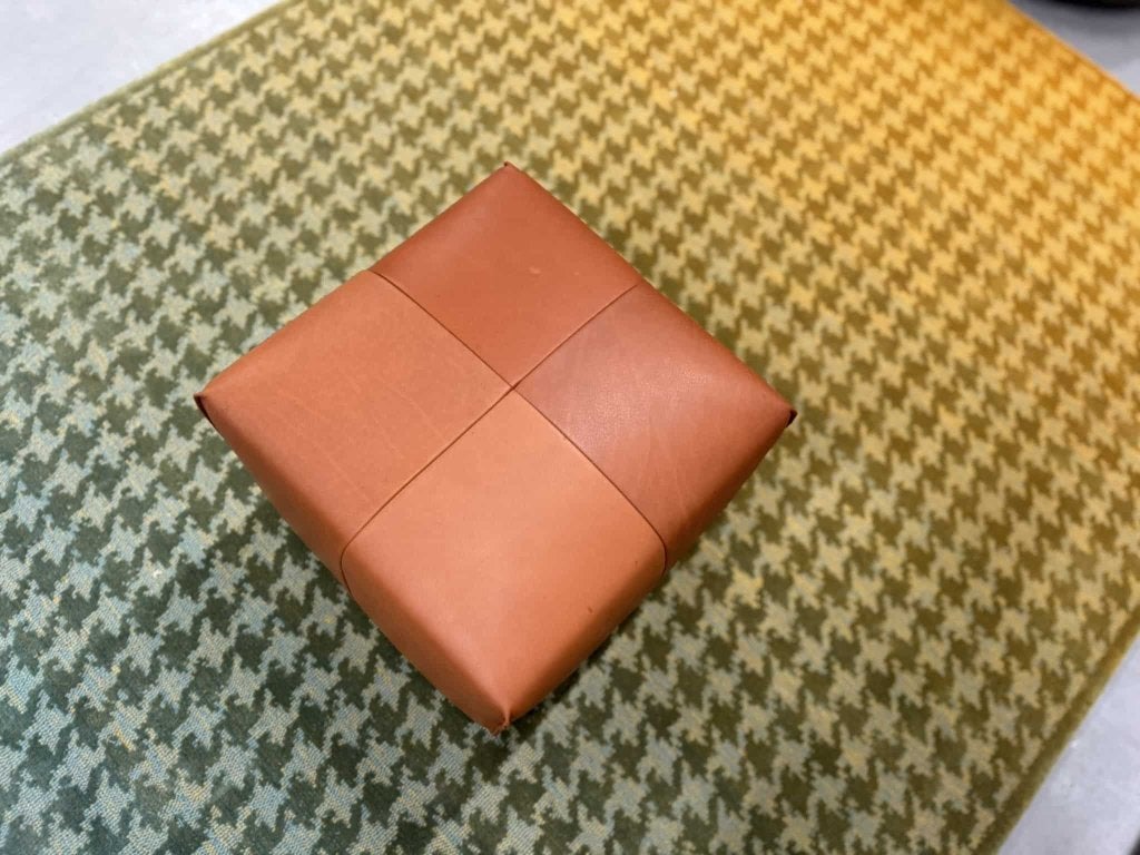 Nieuw Eyye Kub Poef cera cognac Design Voetenbank, Minder dan 50 cm, Gompenstraat 15, Vierkant, Ophalen of Verzenden