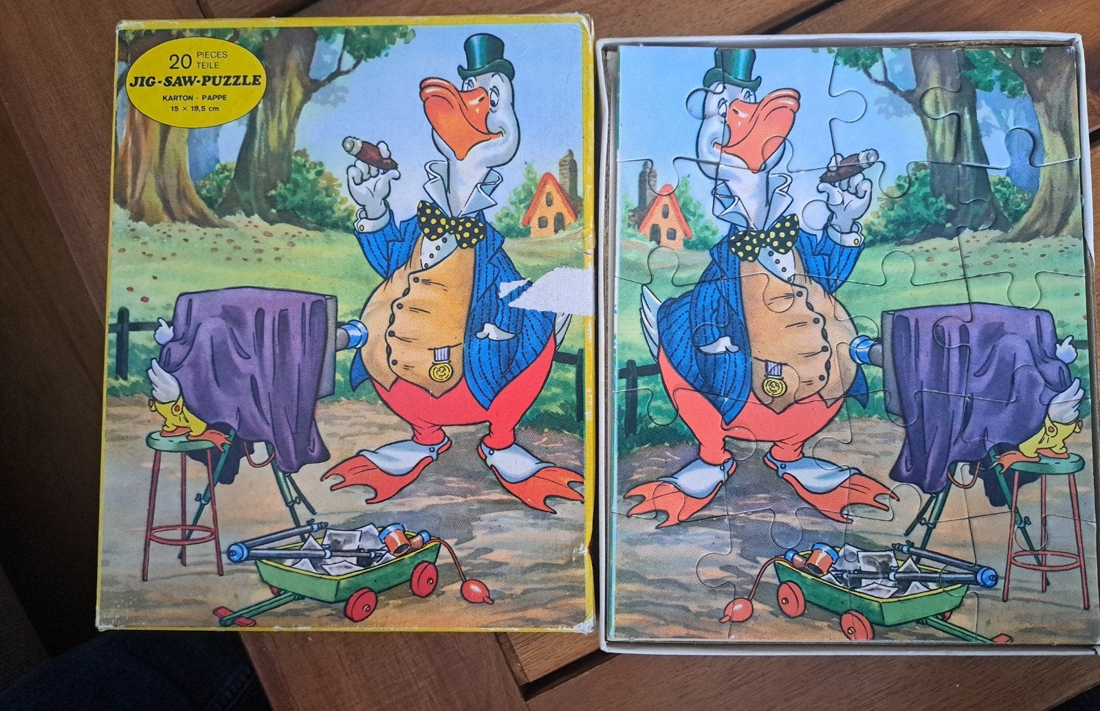 Puzzel Mulder en zoon - Wammes Waggel (jaren 60/70), Ophalen of Verzenden, Gebruikt