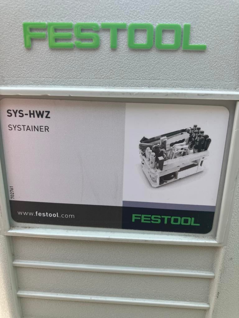 Festool T-Loc Systainer 4 met houtinzet voor gereedschap, Ophalen, Zo goed als nieuw