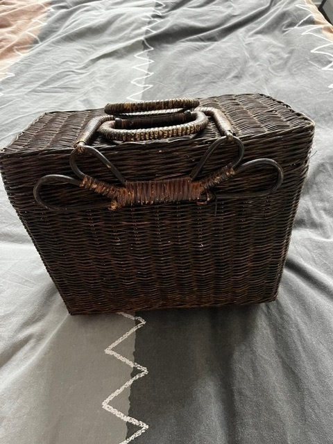 Antieke mand met poppen hobby, Ophalen of Verzenden, Zo goed als nieuw, Poppen maken