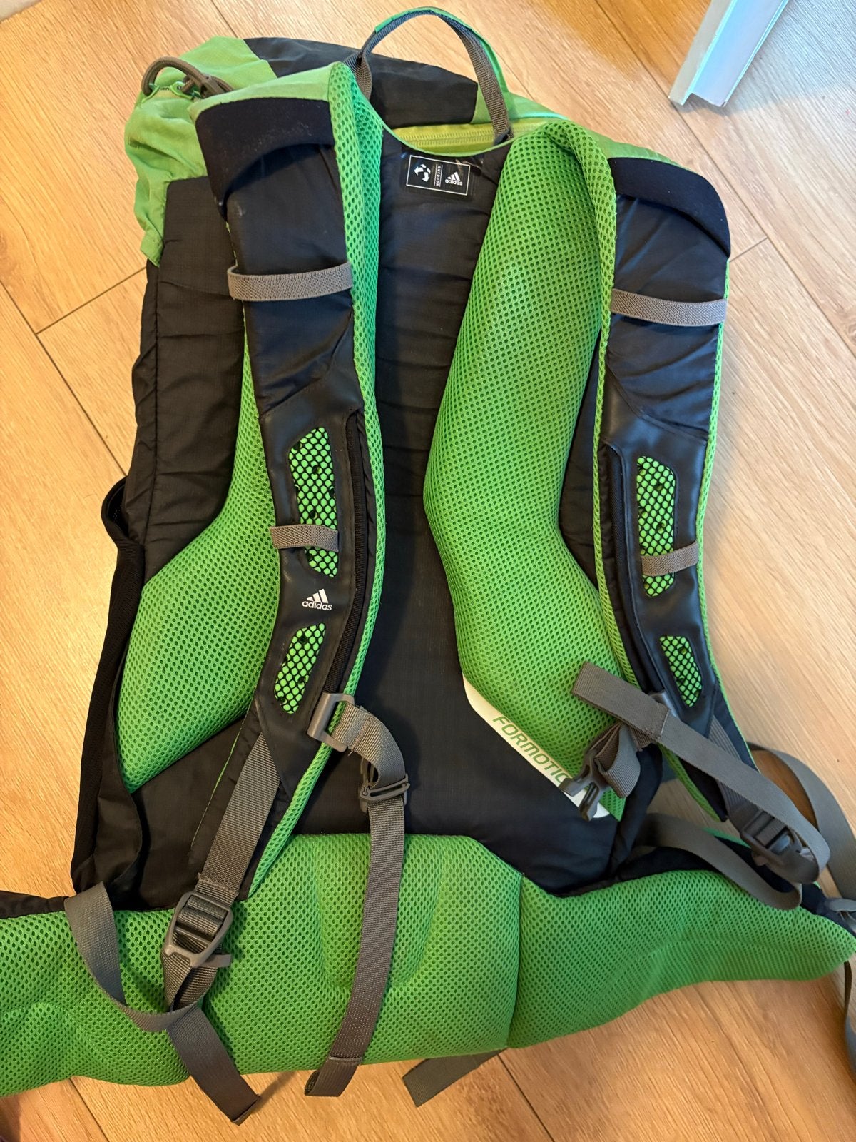 Adidas Forimotion Trekking Rugzak - Groen/Zwart, Gebruikt, 25 tot 40 cm, Ophalen of Verzenden, Trekking