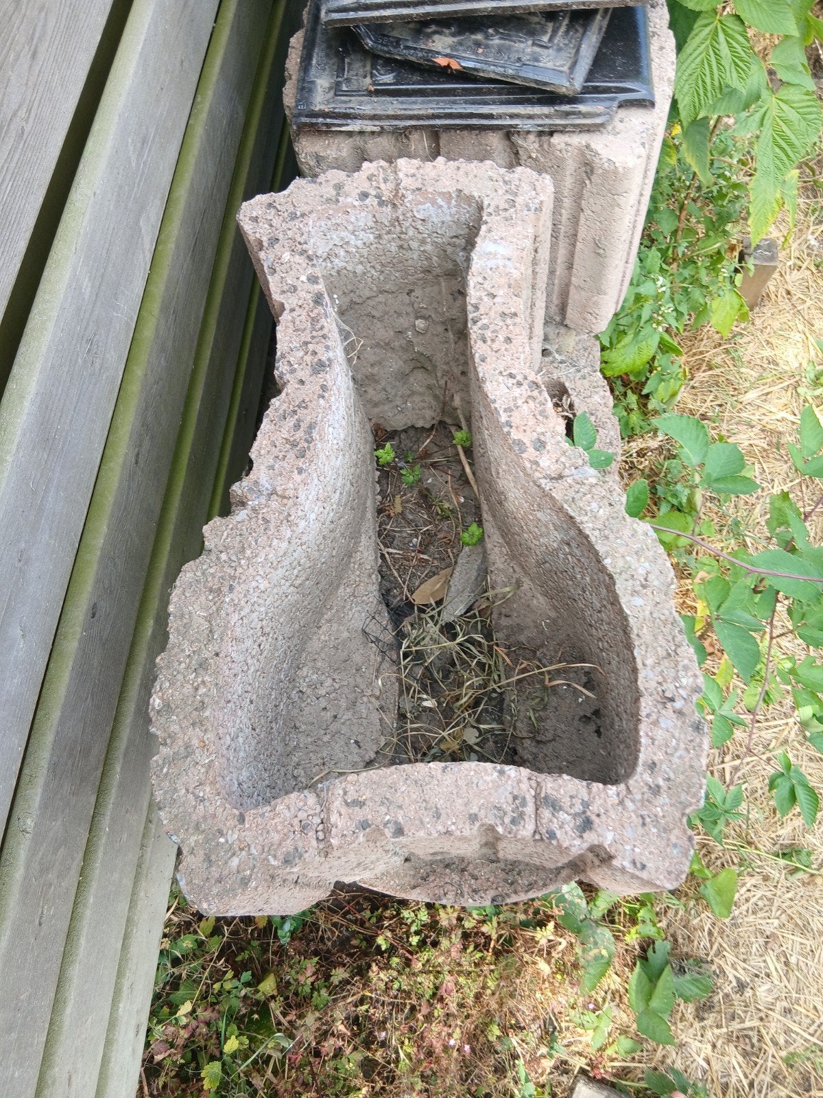 Betonnen bloembakken voor tuin of balkon, Gebruikt, Minder dan 60 cm, Ophalen of Verzenden, Balkon