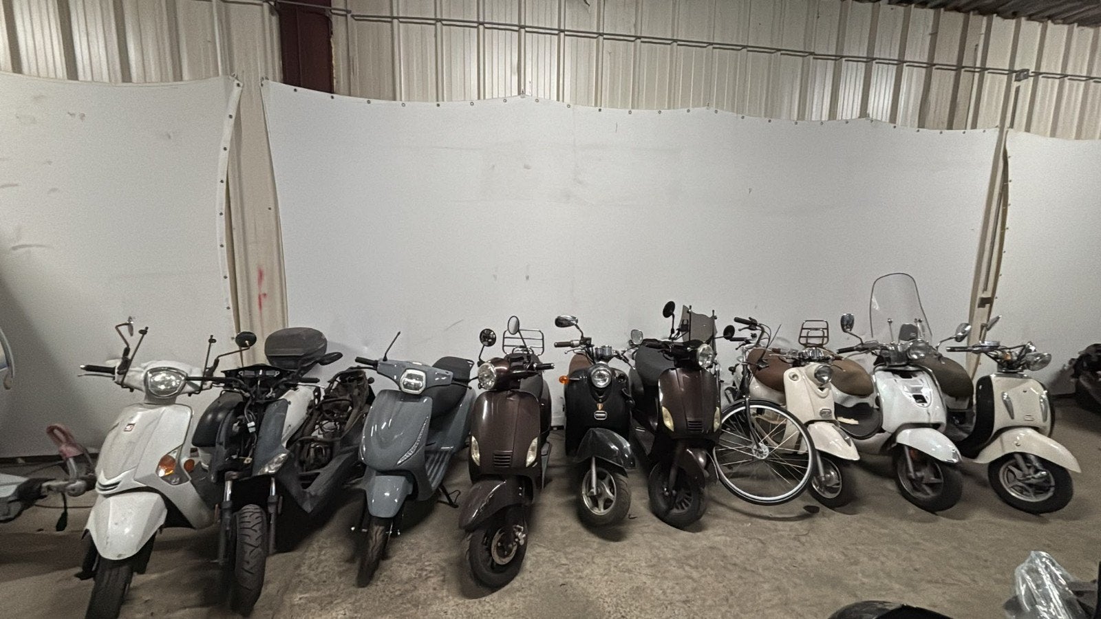 partij scooters loop of sloop, Jax, Jax, Benzine, Ophalen