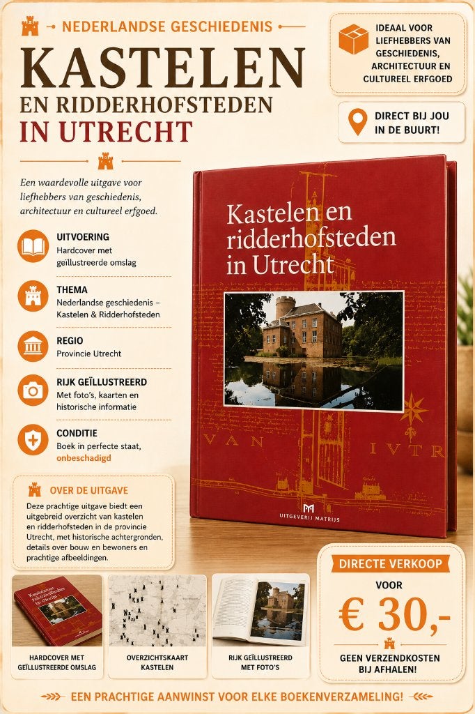 Kastelen en Ridderhofsteden in Utrecht, Boeken, Ophalen of Verzenden, 19e eeuw, Zo goed als nieuw