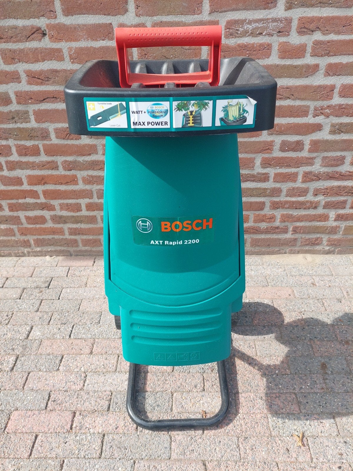 Bosch AXT Rapid 2200 hakselaar - Zo goed als nieuw, Tuin en Terras, Ophalen, Gebruikt, Elektrisch, Bosch