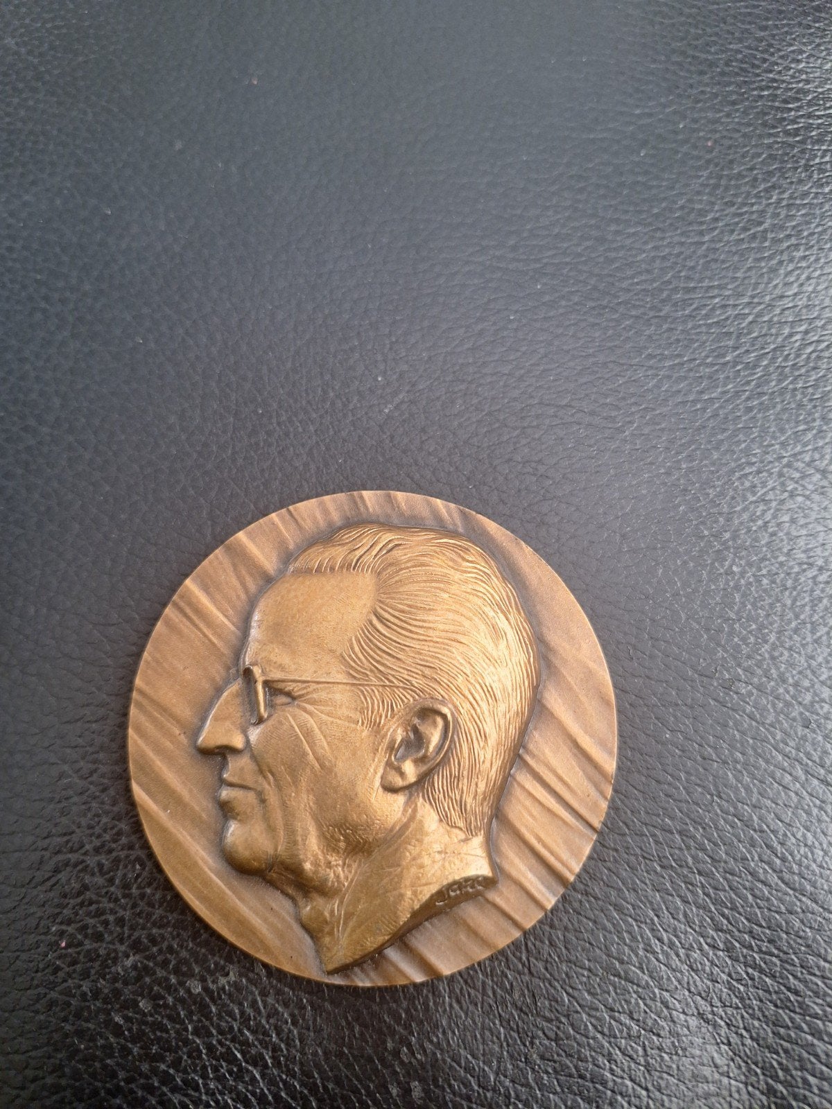Bronzen herdenkingsmunt van Koning Boudewijn, Ophalen of Verzenden, Brons