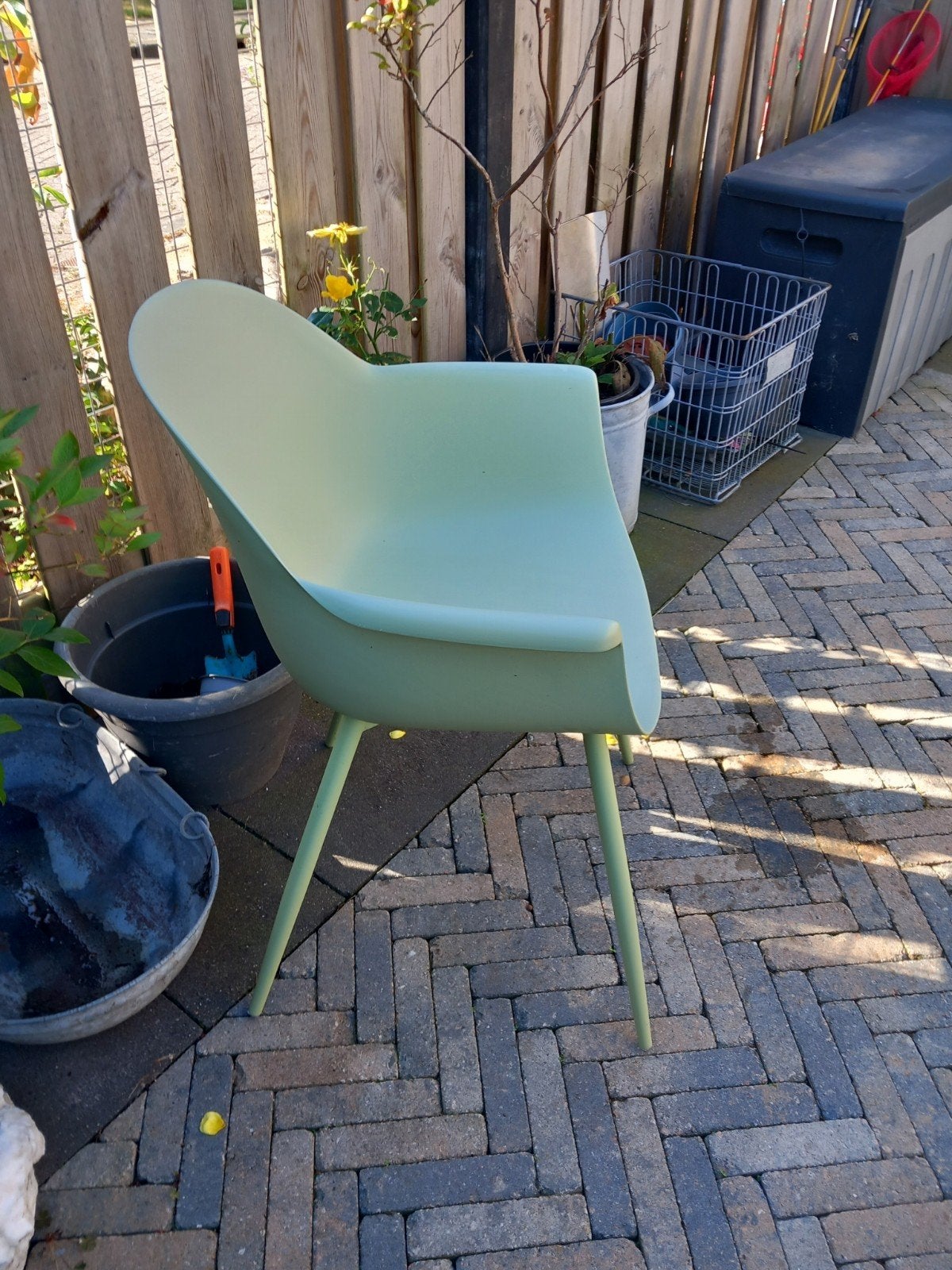kuipstoel buiten kwantum, Tuin en Terras, Ophalen, Zo goed als nieuw, Kunststof