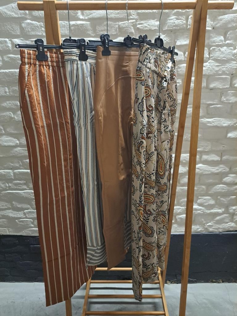 Set van 4 zomerbroeken maat 38, Kleding | Dames, Maat 38/40 (M), Verzenden, Zo goed als nieuw, Lang