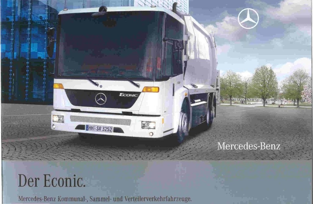 Mercedes-Benz Econic (april 2008) vuilnisauto's, Ophalen of Verzenden, Nieuw, Mercedes