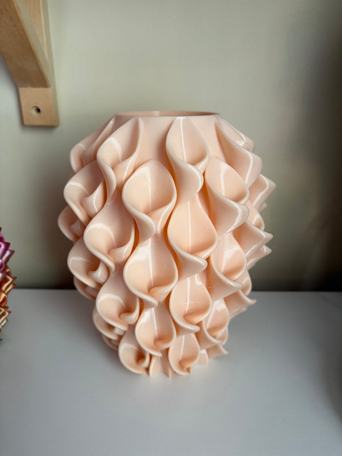 Lilly Vaas 20cm, Kunststof, 3D-geprint, Nieuw, Ophalen of Verzenden
