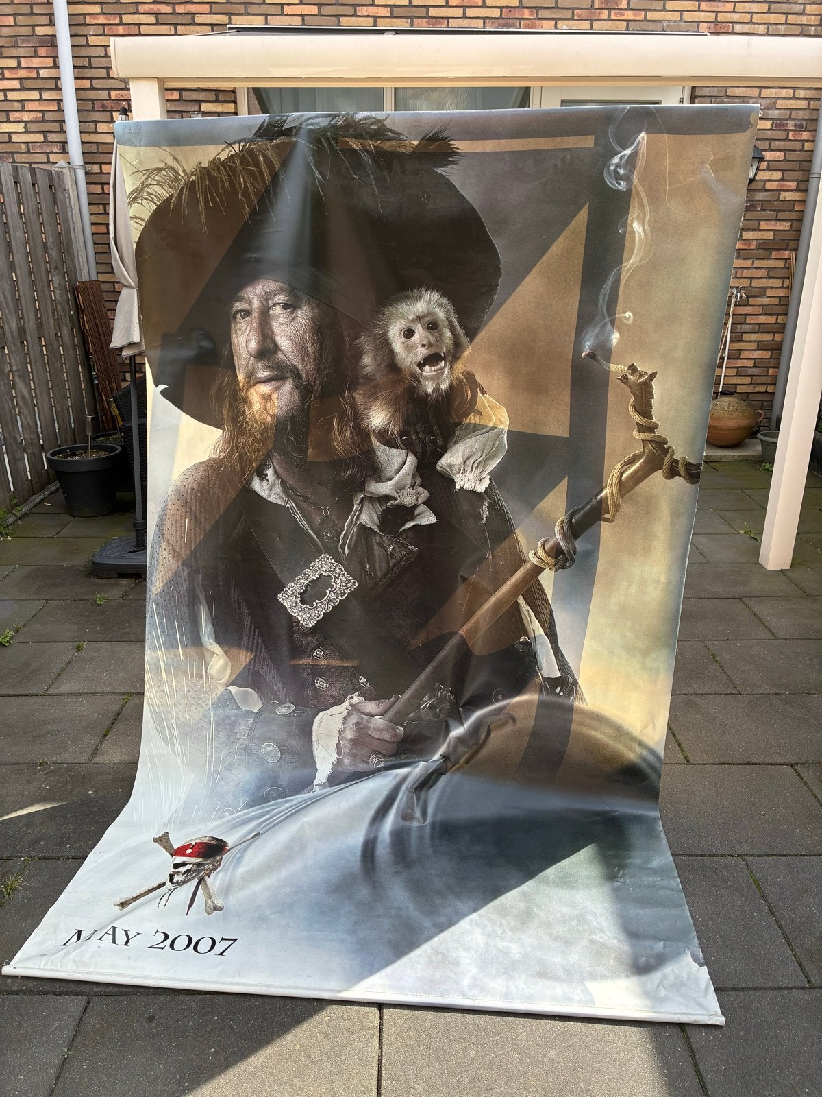 Pirates of the Caribbean: At World's End bioscoopbanner, Ophalen, Deurposter of groter, Canvas of Doek, Film en Tv