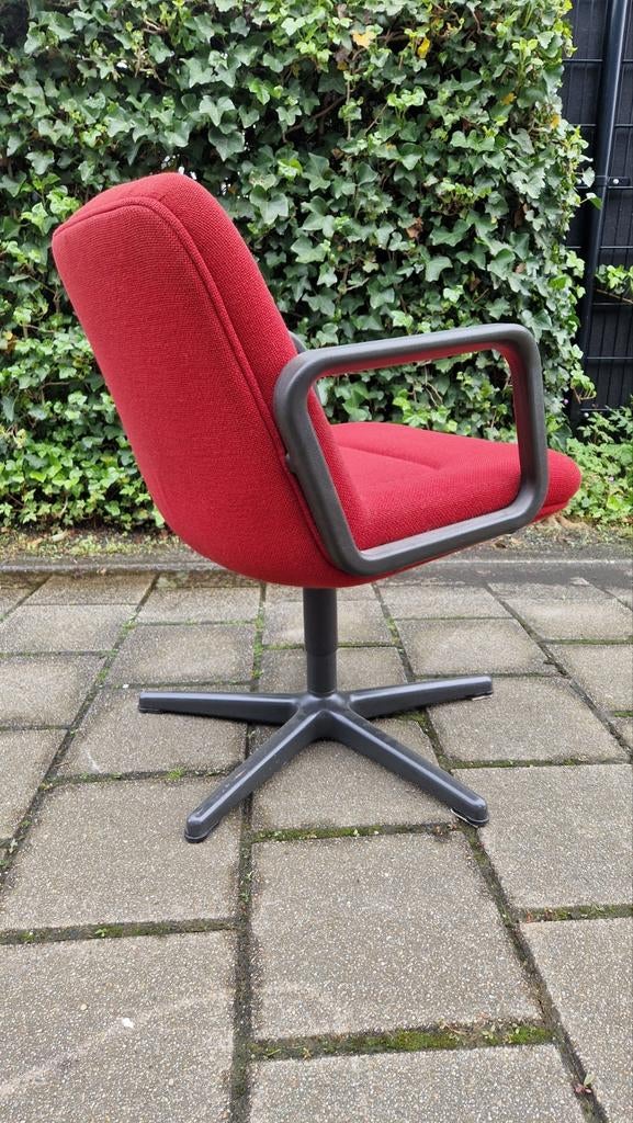 vintage bureaustoel/retro kantoorstoel Cirkel Ahrend, Ophalen, Gebruikt, Rood